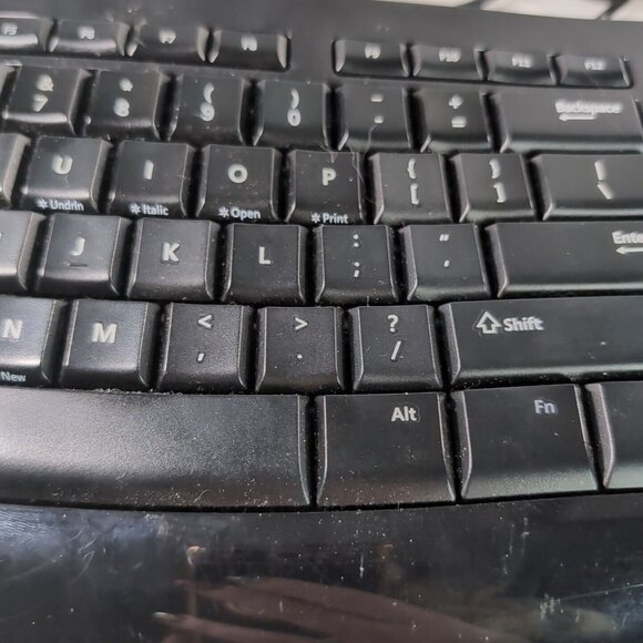 Microsoft Comfort Curve 3000 for Business Ergonomic Wired Keyboard TESTED WORKS - Picture 6 of 10